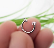 Hufeisen Piercing Edelstahl Circular Barbell Lippenpiercing Augenbrauen Helix