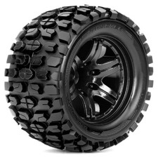 Roapex Tracker Reifen auf Felge 1/2 Offset für 1/10 Monster Truck #R3002-B2