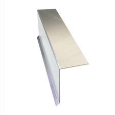 Ortgangblech klein, Pultdach