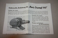 Bedienungsanleitung: Noris Trumpf 150