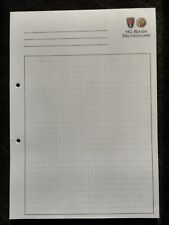ORIGINAL MG ROVER 75 DESIGN SCHREIBBLOCK NOTIZBLOCK WRITING PAD SCRIBBLING BLOC!