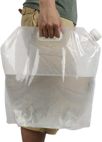 Faltbarer wasser beutel 10l - faltbarer,