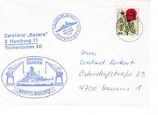 Schiffspost Zerstörer Bayern