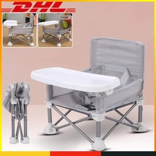 Kinder Sitzerhöhung Stuhl Booster Sitz Babyhochstuhl mit Abnehmbarem Tablett