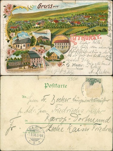 Ansichtskarte litho - litho, ak