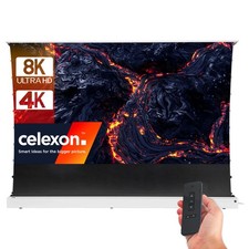 celexon UST 8K Boden-Motorleinwand HomeCinema V2.0 weiß 100" -221,4x124,5cm 16:9