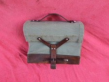 Schweizer Militär  - MAGAZIN TASCHE - Leder + Canvas  - 1967 -  SWISS ARMEE -