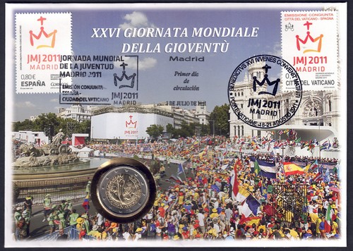 Vatikan euro numisbrief 2011 - 2,
