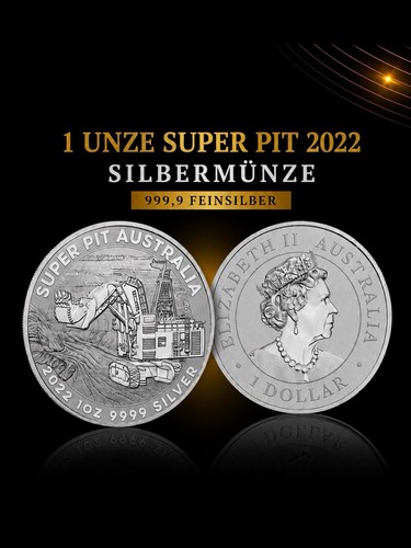 Silbermünze unze - 1, oz/unze