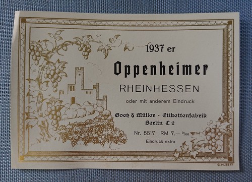Altes weinetikett - altes,