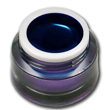 Glossy Farbgel Blau Blue-Moon ohne Schwitzschicht LED UV-Gel French Nail Art