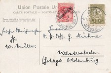 124274) Türkei zweispr. Stempel Jerusalem auf AK Bethlehem, MiF 2 Piaster+DR