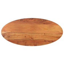 Tischplatte 120x50x2,5 cm Oval
