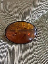 Antike Bernstein Brosche 925silber