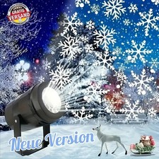 LED Schneeflocken Projektor Lampe USB Laser Projektionslampe Weihnachtsprojektor