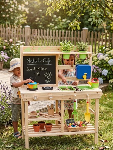 Holz matschküche kinder - matschküche,