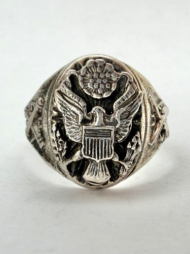 Sterling silber usa army ring - army,