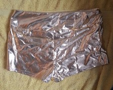 Kunstleder Radlerhose Shorts Damen Größe L 