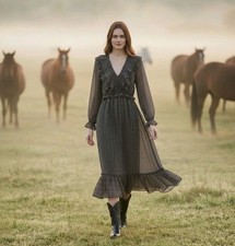 ZARA 🤍 KLEID MIDIKLEID