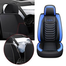 1X/2X Auto Sitzbezug Sitzbezüge Luxury PU Kunstleder Schonbezüge Sitzauflage