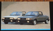 1985 Fiat Ritmo Cabrio Prospekt brochure n 124 127 128 130 500 Panda Uno Tipo