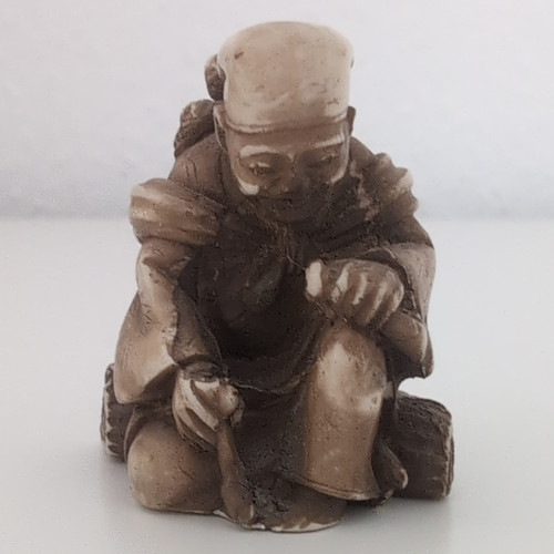 Japanische netsuke eines alten - japanische,