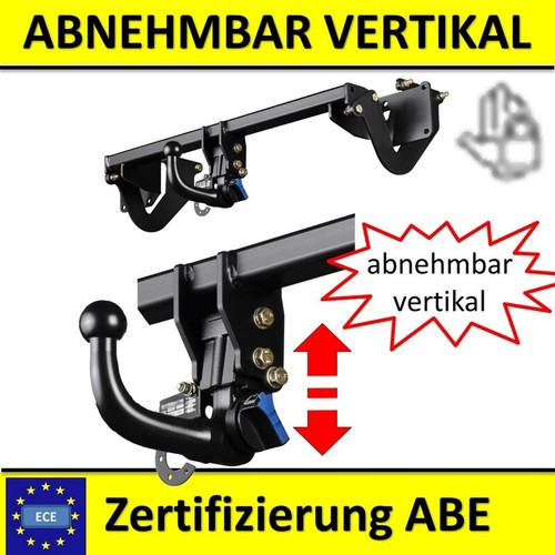 Anhängerkupplung abnehmbar