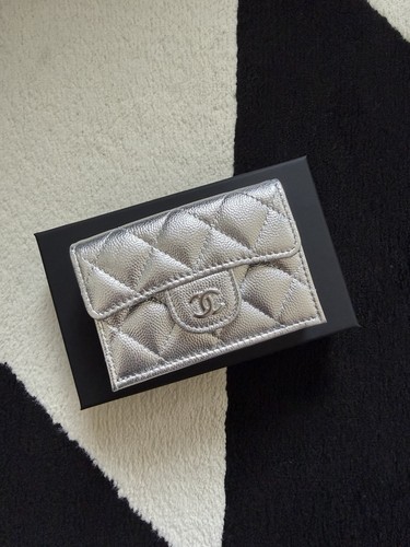 Chanel aluminium wallet new - wallet,