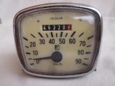 Tacho Tachometer -  Motorrad - Roller - Pkw - Veglia - 46320 Km/h - 70er J. ?