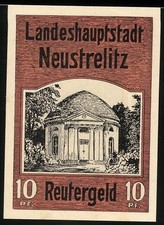 Notgeld Neustrelitz, 10 Pf