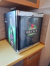 Beck's Mini Kühlschrank für Hausbar mit LED Innenbeleuchtung
