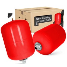 Heizung Ausdehnungsgefäß Druckbehälter Membran Druckkessel 8l Überdruckventil