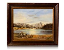 Klaus H. Fierenkothen - Heuernte - Öl auf Holzplatte - signiert gerahmt Gemälde