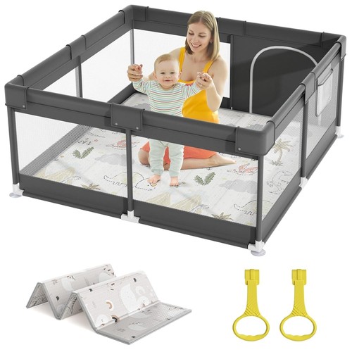 Laufgitter baby mit - mit, spielmatte
