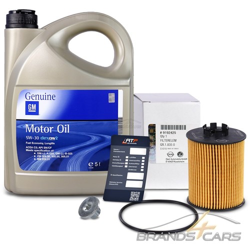 Opel ölwechsel set - Ölwechsel-set, +5l