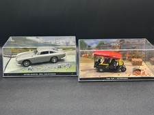 2x James Bond 007 Modellauto 1:43 Tuk Tuk Octopussy - Aston Martin Goldfinger