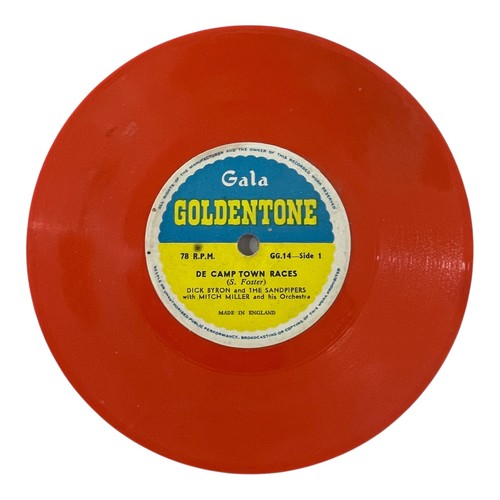 Gala goldentone red vinyl - gala,
