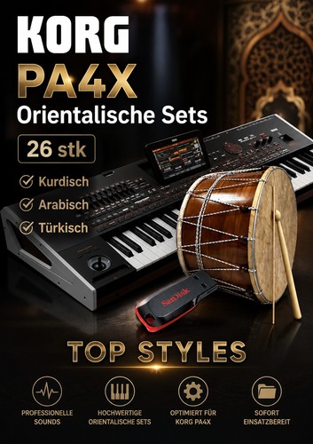 Korg pa4x oriental sets - korg,