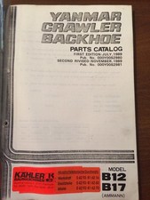 x 45 Yanmar B12 B17   Ersatzteilliste parts list Ersatzteilbuch
