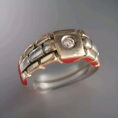 Herrenring mit brillant - mit,