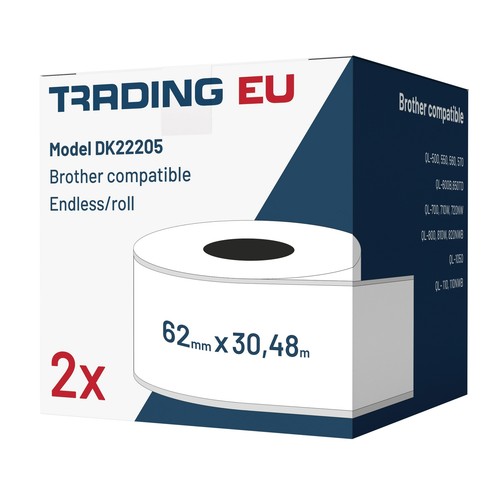 Label kompat zu brother - 2x,