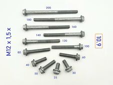 1 Stück Schraube DIN 6921 M12x1,5x25 bis M12x1,5x200 10.9 Zinklamelle