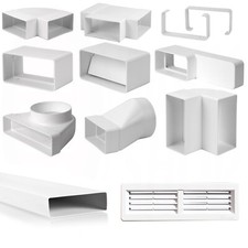 Flachkanalsystem Flachkanal Lüftungskanal Abluftkanal Flach Verbinder Reduktion