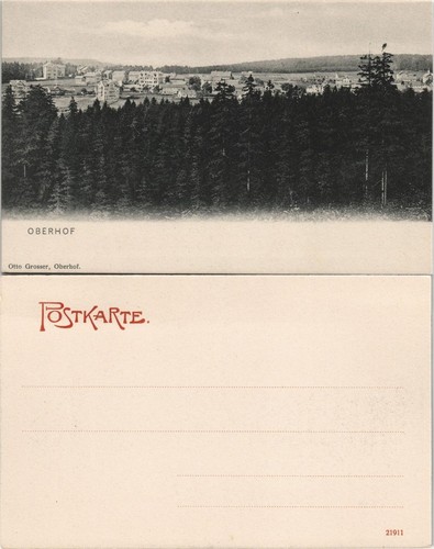 Ansichtskarte oberhof - ansichtskarte,