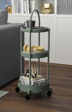 Rollwagen Servierwagen mit Rollen Küchenwagen Rollregal Bad IKEA JUTTERSBO