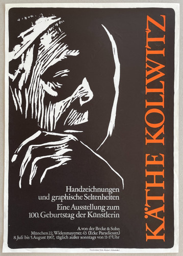 Plakat poster käthe - käthe, kollwitz