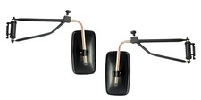 2x Außenspiegel Rückspiegel 280x150 mm E20 und Spiegelhalter ø18 für LKW Traktor