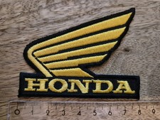*NOS*Aufnäher / Aufbügler/ Patch: HONDA - Wings Logo & Schriftzug ca. 5 x 7,5 cm