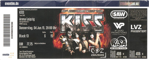 Kiss concert 2015 leipzig - ,