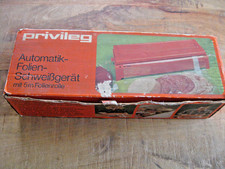 Automatik-Folien-Schweißgerät Privileg 70-er Jahre  evtl. defekt